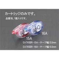 エスコ 5.0mm 修正テープカートリッジ EA765BR-15A 1セット(30個)（直送品）