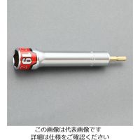 エスコ 19mm 電ドルソケット(ロング) EA612AA-319 1セット(3個)（直送品）