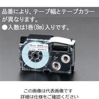 エスコ 24mm エコテープカートリッジ(白) EA761DS-44 1セット(4個)（直送品）