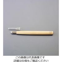 エスコ 6.0mm 彫刻刀(安来鋼/ナギナタ型) EA588MN-6 1セット(4本)（直送品）