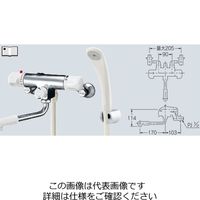 カクダイ サーモスタットシャワー混合栓(逆配管) 173ー132K 173-132K 1個（直送品）