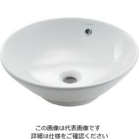 カクダイ 丸型洗面器 #CL-WB1504 1個（直送品）