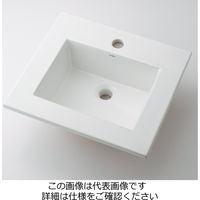 カクダイ 角型洗面器 493ー093 493-093 1個（直送品）