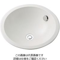 カクダイ 丸型洗面器 493-127
