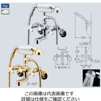 カクダイ 2ハンドルシャワー混合栓 133-505