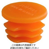 ジャロック パイプキャップ（オレンジ） PJ-110R 1セット（100個）（直送品）