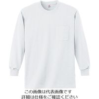 アルトコーポレーション ポケット付綿100%長袖Tシャツ オートミール S 4022ー53ーS 4022-53-S 1枚（直送品）