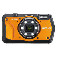 リコー デジカメ WG-6 OR オレンジ 2000万画素 光学5倍 防塵６級 防水8級 耐衝撃 GPS CALSモード（わけあり品）