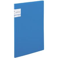 セキセイ アドワン　クリアーファイル　A4S　タテ入　10ポケット　ブルー AD-2011-10 1セット（4冊）