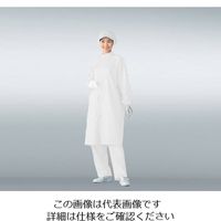 アズワン 無塵衣AS207C（男女兼用コート） ホワイト