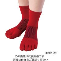 中部物産貿易 3Dエアメッシュソックス（5本指ソックス） ミドル丈