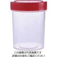 アズワン 滅菌サンプル容器（個包装タイプ） 赤 4-2051