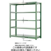 山金工業 ボルトレス中量ラック300kg/段 単体 3S6562ー4G 3S6562-4G 1台(1個)（直送品）