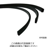 アズワン フッ素ゴムスポンジ紐 角 10×20mm 1m 4-2124-06（直送品）