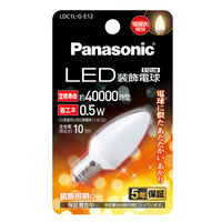 パナソニック LED装飾電球 0.5W(電球色相当) Cタイプ 4902704778789 1セット（10個）（直送品）