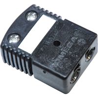 【並行輸入品】OMEGA ENGINEERING 熱電対標準コネクタ、Jタイプ(黒)、メス型 OSTW-J-F 1袋 (20個入)（直送品）