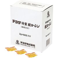 「業務用」 チヨダ 特製練りからし２ｇ 04106 １ケース　(2g×600個)×6PC　常温（直送品）