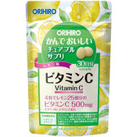 かんでおいしいチュアブルサプリ ビタミンC 30日分 120粒 オリヒロ サプリメント
