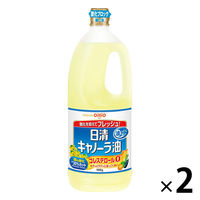 日清オイリオ　日清キャノーラ油1300g【コレステロール0(ゼロ)】　1セット(2本)