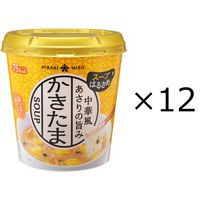 ひかり味噌 カップスープはるさめ 中華風かきたま 12個