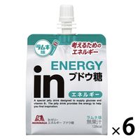 森永製菓　inゼリー（インゼリー） エネルギーブドウ糖　1箱（6袋入）　栄養補助ゼリー