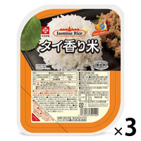 タイ香り米パックごはん（無菌米飯）180g 3個 木徳神糧 米加工品