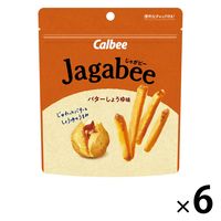 カルビー スタンドパウチ Jagabee バターしょうゆ味 38g 6袋 スナック菓子 おつまみ