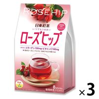 【ノンカフェイン】 日東紅茶 いつでもうるおいローズヒップ 1セット（24本：8本入×3袋）