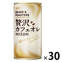 UCC上島珈琲 UCC BEANS&ROASTERS（ビーンズ＆ロースターズ）贅沢カフェオレ 185g 1箱（30缶入）