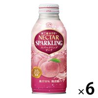 伊藤園 不二家 ネクタースパークリング ピーチ ボトル缶 380ml 1セット（6缶）