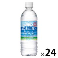 ポッカサッポロ 富士山麓のおいしい天然水 525ml 1箱（24本入）