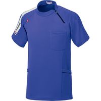 ルコックスポルティフ 男女兼用ジップシャツ　ロイヤルブルー EL UZL3091 1枚（直送品）
