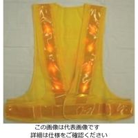 エース神戸 黄LED 安全ベスト 8，000mcd LED×16個使用