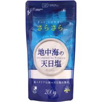 創健社 地中海の天日塩さらさらｔｙｐｅ 200g 110957　1セット（200g×20）（直送品）