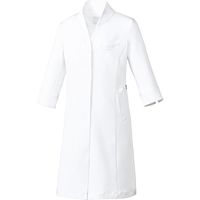 チトセ MICHEL KLEIN(ミッシェル クラン) ドクターコート(七分袖)　女性用　ホワイト　3L MK-0048 1枚（取寄品）
