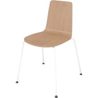 【組立設置込】コクヨ ミケット 会議椅子 塗装脚 4本脚 座パッドなし 合板シート