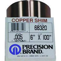 Precision Brand Products プレシジョン 銅・ロール巻シム 板厚0.025mm PB0.025CS68130 1巻（直送品）