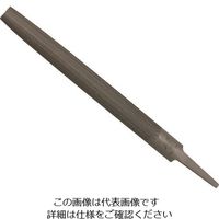 ツボサン 鉄工ヤスリ 350mm 半丸 油目 HA350-04 1本 852-8055（直送品）