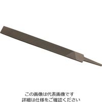 ツボサン 鉄工ヤスリ 400mm 平 荒目 HI400-01 1本 852-8159（直送品）