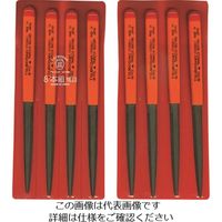 ツボサン 組ヤスリ 8本組 シノギ 荒目 SI008-01 1セット(8本) 852-8755（直送品）