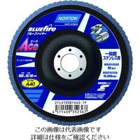 NORTON フラップディスク ブルーファイヤーACE #80 2FLD100BFA801P 208-3399（直送品）