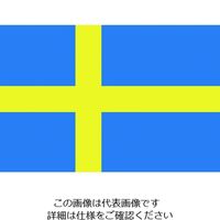 東京製旗 国旗No.1(70×105cm) スウェーデン 416342 1枚 207-3725（直送品）