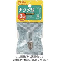 朝日電器 ELPA ナツメ球 E12 消費電力3W クリア G-1001H(C) 1個 202-0910（直送品）