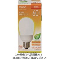 朝日電器 ELPA 電球形蛍光灯A形 60W形 EFA15EL/11-A062H 1個 102-2051（直送品）