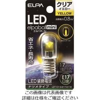 朝日電器 ELPA LED電球 ナツメ E17 LDT1CY-G-E17-G119 1個 202-2554（直送品）
