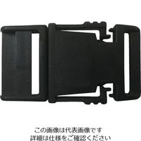ユタカメイク（Yutaka） ユタカメイク 金具 Bバックル A25×L57 ブラック JA-11 1個 113-2293（直送品）