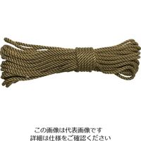 ユタカメイク ロープ パイレンカラーロープ 4φ×8m ゴールド A-80 1個 112-9096（直送品）