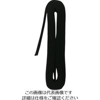 ユタカメイク ベルト 平ベルトアクリルカラー 巾25mm×4m ブラック AD-112 1個 113-0759（直送品）