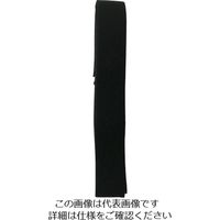 ユタカメイク ベルト 平ベルトアクリルカラー 巾20mm×2m ブラック AA-12 1巻 112-9103（直送品）