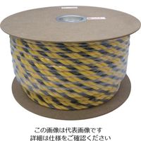 ユタカメイク ロープ 標識ロープドラム巻 16φ×1m ヒョウシキ YB-16 1セット(100m:1m×100m) 113-7071（直送品）